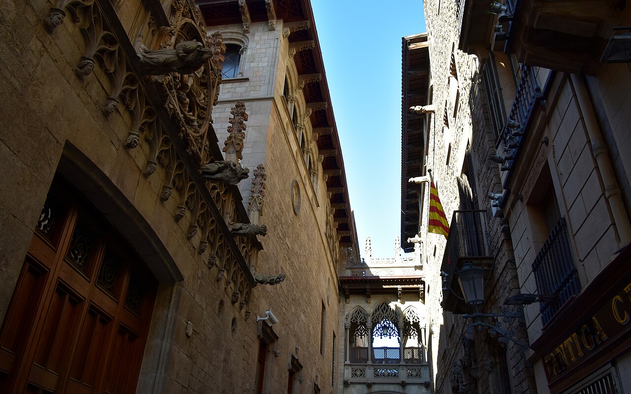Medieval lanes of Barcelona's Gothic Quarter